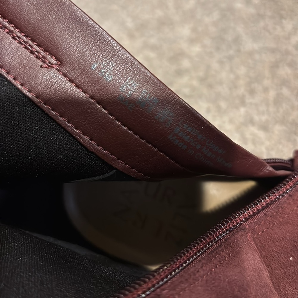 Naturalizer suede bootie with heel 8.5 M, excellent condition, burgundy - Picture 7 of 7